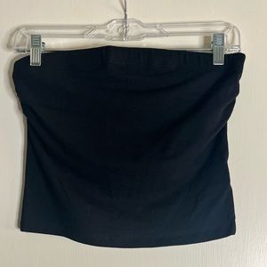 MixMatchy Women's Basic Casual Ruched Side Stretchy Tube Tops - pack of 2 ,